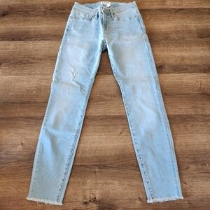 Frame Denim Light Blue Skinny Jeans